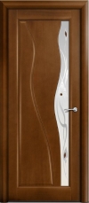 Дверь Мильяна серия Стелла модель Ирэн Палисандр модельное стекло